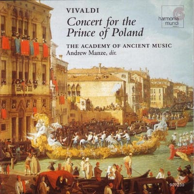 CD VIVALDI Concert Voor De Prins van Polen HMX2907230 HARMONIA MUNDI Japan Klassiek Gebruikt beige