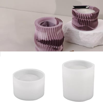Siliconen Gietvormen voor DIY Projecten - 2 Stuks Opbergdozen in Onregelmatige Vorm voor Hobbymaterialen en Decoraties