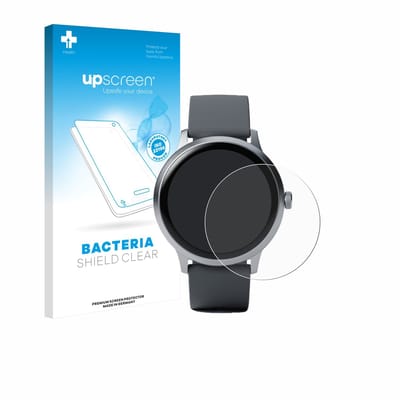 upscreen - Screenprotector voor Pebble Round 2 - Folie Beschermfolie transparant antibacterieel