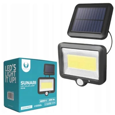 Zonne-energie LED-buitenlamp met Bewegingssensor en Schemeringssensor - 3 Verlichtingsmodi