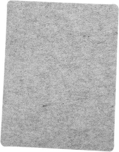 Herbruikbare Strijkmat - Quilten Borduren Mat - Kleding Strijken - Hittebestendig Vochtabsorberend - 30x23x1.3 cm - Grijs
