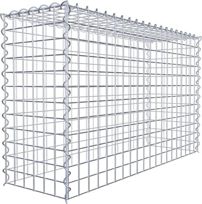 Stenen Mand - Schanskorf - Tuin Decoratie - Spiraal Verbinding - 30cm Diep