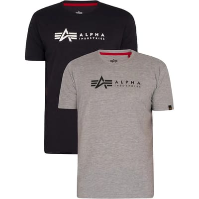 T-shirt Alpha Industries Label T 2 Pack