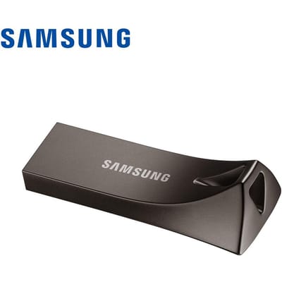 Samsung 128GB USB Flash Drive USB Stick BAR Plus 64GB 256GB 512GB USB 3.1 Mini Pen Drive Geheugenstick Opslagapparaat U Disk Leessnelheid tot 400MB/s ·128GB grijze kleur