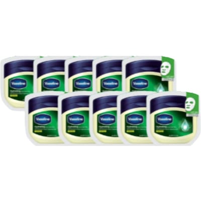 Pack de Masques en Tissu Hydratation Intensive Vaseline 23 ml (Hydratant · Hydratant · Nourrissant) (15 options) # Hydration 20Sheets