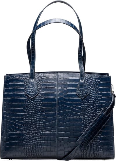 Dames Laptoptas 14 Inch Lichtgewicht Tote Bag met Vakken Blauw
