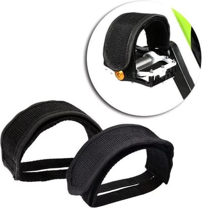 2 Fiets pedalen set- anti-slip bandjes- klittenband pedalen- fiets pedalen bands - foot band binding bandvoor meer grip