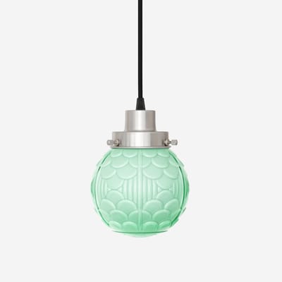 Hanglamp aan snoer Arcade Mint 20's Matnikkel - Art Deco Trade
