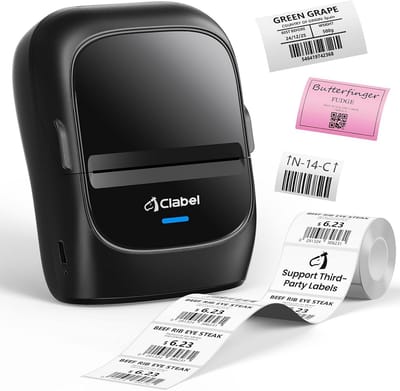 Draagbare Labelprinter - Thermische Printer - Labels Printen - Bluetooth Connectiviteit - 2 Inch Breed - Zwart