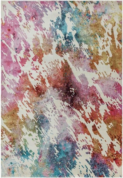 Easy Living - Amelie-am05-Watercolour Vloerkleed - 200x290  - Rechthoek - Laagpolig Tapijt - Modern - Meerkleurig