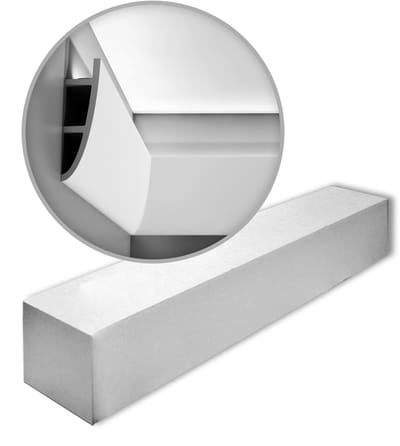 1 doos 8 Kroonlijsten Wandlijsten Plinten Origineel Orac Decor C374 Antonio L Ulf Moritz LUXXUS Designer Sierlijsten voor indirecte verlichting 16 m