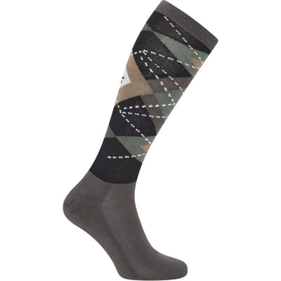 Imperial Riding - Sokken Classic Twist - Paardrijsokken -Black Multicolour - Maat 35-38
