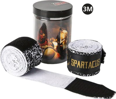 Bovista Bandage Boksen - Kickboksen - Handschoenen - Boks Bandage - Kickboks - Binnenhandschoenen - Handschoen - Boxing - Handbagage - Zwart - 3 Meter