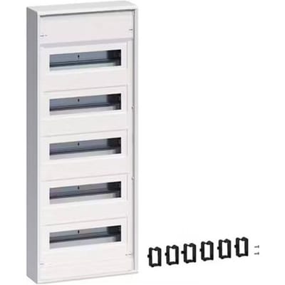Hager VA60CN VA60CN Kleine verdeelkast (uitgerust) Opbouw (op muur) Aantal rijen: 5 Inhoud: 1 stuk(s)