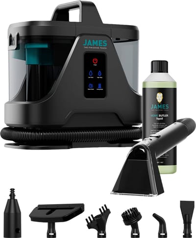 Home Butler Pro Tapijtreiniger met Stoomfunctie – Vlekkenreiniger voor Bank, Tapijt, Matras en Auto – Sproei-Extractie