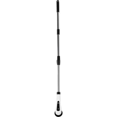 Épurateur Électrique Rotatif 25W Cordon Extensible USB Sans Fil Brosse Électrique à Frotter avec 9 Têtes de Brosse Remplaçables pour Salle de Bain