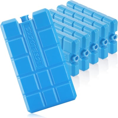 6x Koude Accu's - Koelelementen voor Koelbox en Koeltas - Perfect voor Boodschappen en Kamperen