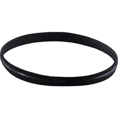 Bandeau de sport absorbant la transpiration en silicone, haute élasticité et antidérapant, ceinture guide-sueur pour yoga et fitness printemps-été, bandeau de sport fin noir