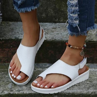 Hot Sale Schoenen voor Dames Teenslippers Dames Sandalen Outdoor Casual Sandalen Dames Ronde Neus Platform Plus Size Damesschoenen 40