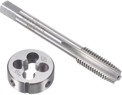 Dailygoods - Metrische Tap- en Matrijzenset M9 x 1,25 mm voor Doe-Het-Zelf Klussen