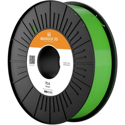 BEDROCK 3D PLA-0007b075 PLA Green 2.85 mm 750 g Filament PLA kunststof 2.85 mm 750 g Groen 1 stuk(s)
