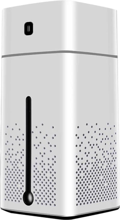 Luchtbevochtiger met 7 Kleuren LED Nacht lamp - 1000ML - Aromatherapie - Verdamper - Vernevelaar - Luchtreiniger - AirCooler - Humidifier - Wit!