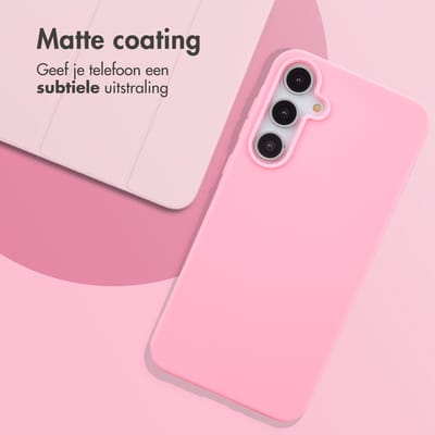 imoshion Hoesje - Geschikt voor Samsung Galaxy A55 (5G) - Color Backcover - Bubblegum Pink