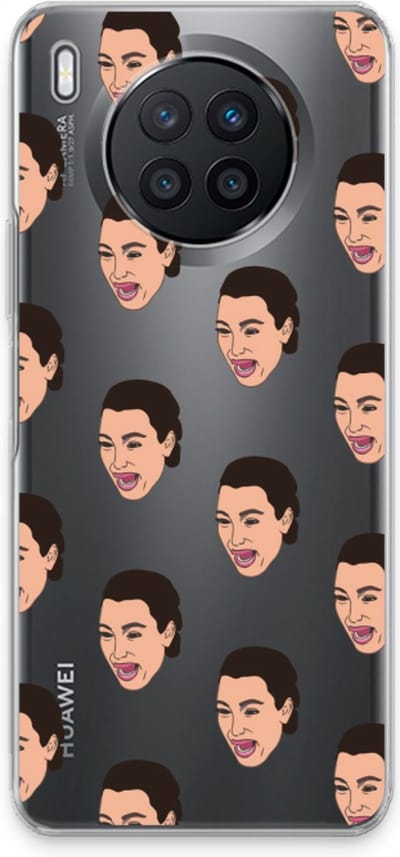 Case Company® - Hoesje geschikt voor Huawei Nova 8i hoesje - Ugly Cry Call - Soft Cover Telefoonhoesje - Bescherming aan alle Kanten en Schermrand