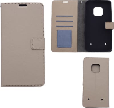 LuxeBass Hoesje geschikt voor Nokia XR20 - Boekhoesje met kaartvakken - Goud gsm hoesje - telefoonhoes - telefoonhoesjes