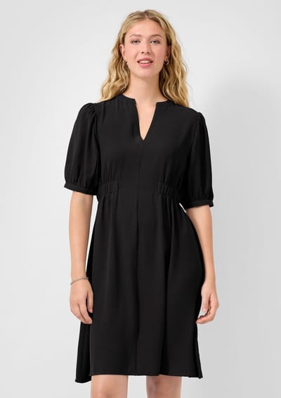Fluid Túnica Jurk Met Elastische Taille Dames QS