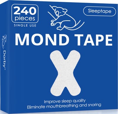Dorby Mondtape - 240 Stuks - Comfortabele Mouth Tape - Mondpleisters - Slaaptape