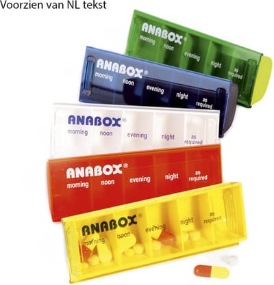 Anabox pillendoos 1 dag