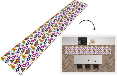 Keukenloper - Loper keuken - Carnaval - Patronen - Maskers - 300x50 cm - Keukenloper vinyl