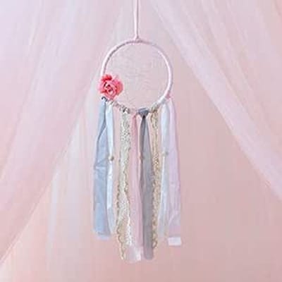 Allecto - Droomvanger - Auto Hanger - Handgemaakt - Roze - Veren