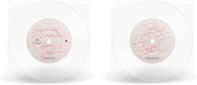 Vinyl Album - Muziek Drager - Luisteren Muziek - Transparant Vinyl - 32cm Diameter - Helder
