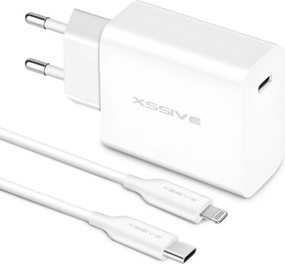 Snel Lader Geschikt voor Apple Lightning, iPhone Snellader - 1 Meter