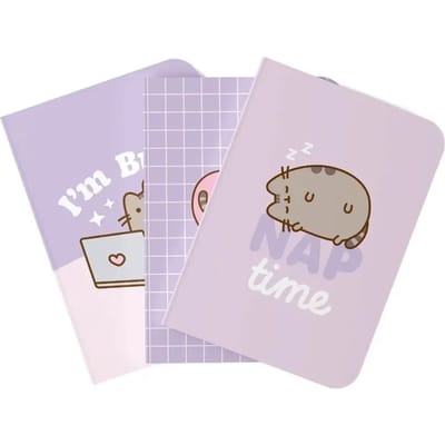 Pusheen - Set of A6 notebooks from the Moments collection 3 pcs.