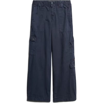 Superdry Embroidered Cargo Cargobroek Grijs 26 Vrouw