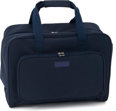 QIN® Naaimachine Tas - Naaimachine voor Beginners - Mini-Naaimachine met Voetpedaal - Marineblauw - 47cm x 7cm x 33cm