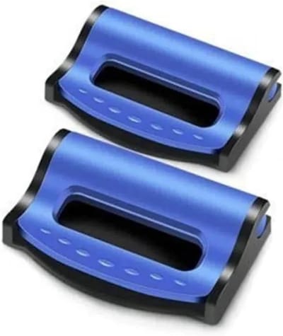 Gordelkussen 2 Stuks - Gordelbeschermer Autogordel - Comfortabel Rijden - Zachte Demping - Universeel - Blauw