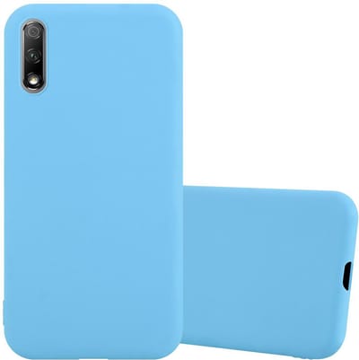 Cadorabo Hoesje geschikt voor Honor 9X in CANDY BLAUW - Beschermhoes gemaakt van flexibel TPU silicone Case Cover
