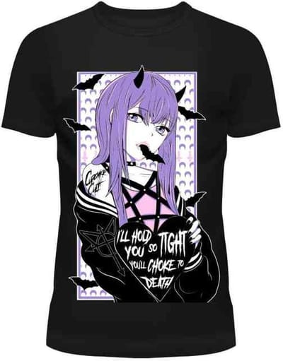 Cupcake Cult - DEATH CHOKE Dames Tshirt - XL - Zwart