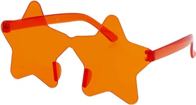 Folat - Feestbril - ster oranje - WK voetbal 2026 - WK voetbal versiering - WK voetbal outfit - Nederland WK