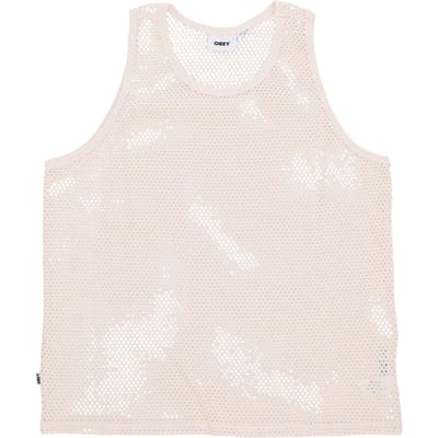 Tower Mesh-tanktop voor heren, ongebleekt