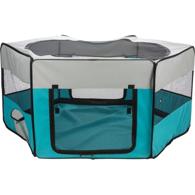 Trixie - Indoor Knaagdierren - Turquoise / Grijs - 150 x 65 cm