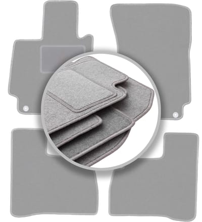 Grijze automatten voor: Mercedes W221 S-klasse Sedan kort (2005-2013)