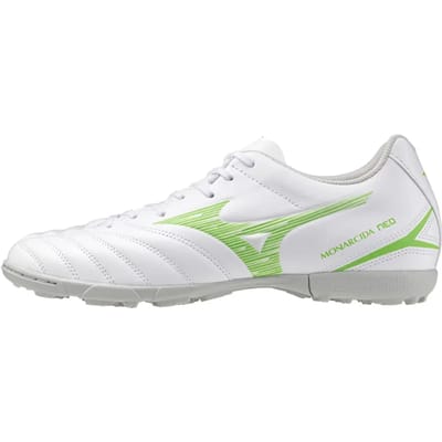 Mizuno Monarcida Neo 3 Select As voetbalschoenen Blanco/Verde Flúor - 40 1/2