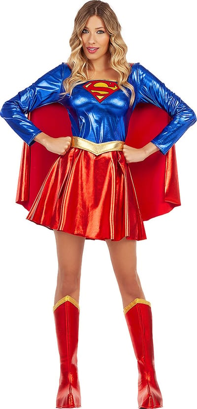 FUNIDELIA Supergirl kostuum voor vrouwen - Kara Zor-El - Maat: XS - Rood