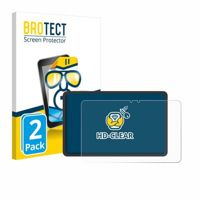 BROTECT - Screenprotector voor VALE V12E-LTE-8128 - Folie Beschermfolie transparant 2 Stuks