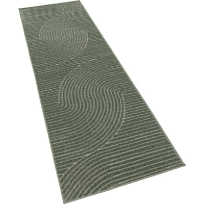 Binnen- en buitenkleed Cotara groen 80x250 cm